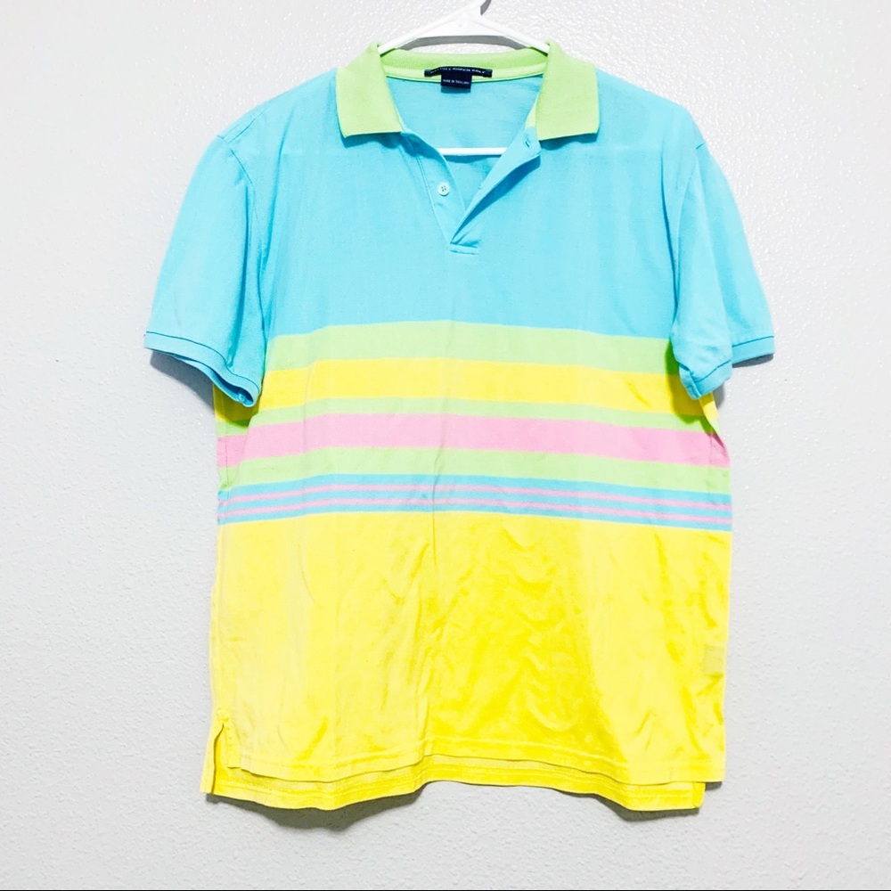Ralph Lauren Golf Men’s Pastel Stripes Polo